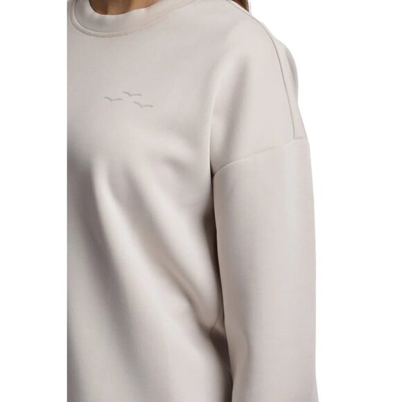 NWOT Lazypants Luxe Sueded Scuba Crewneck - Picture 4 of 6